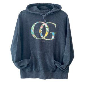 Obey ~ Floral Logo Hoodie ~ XL